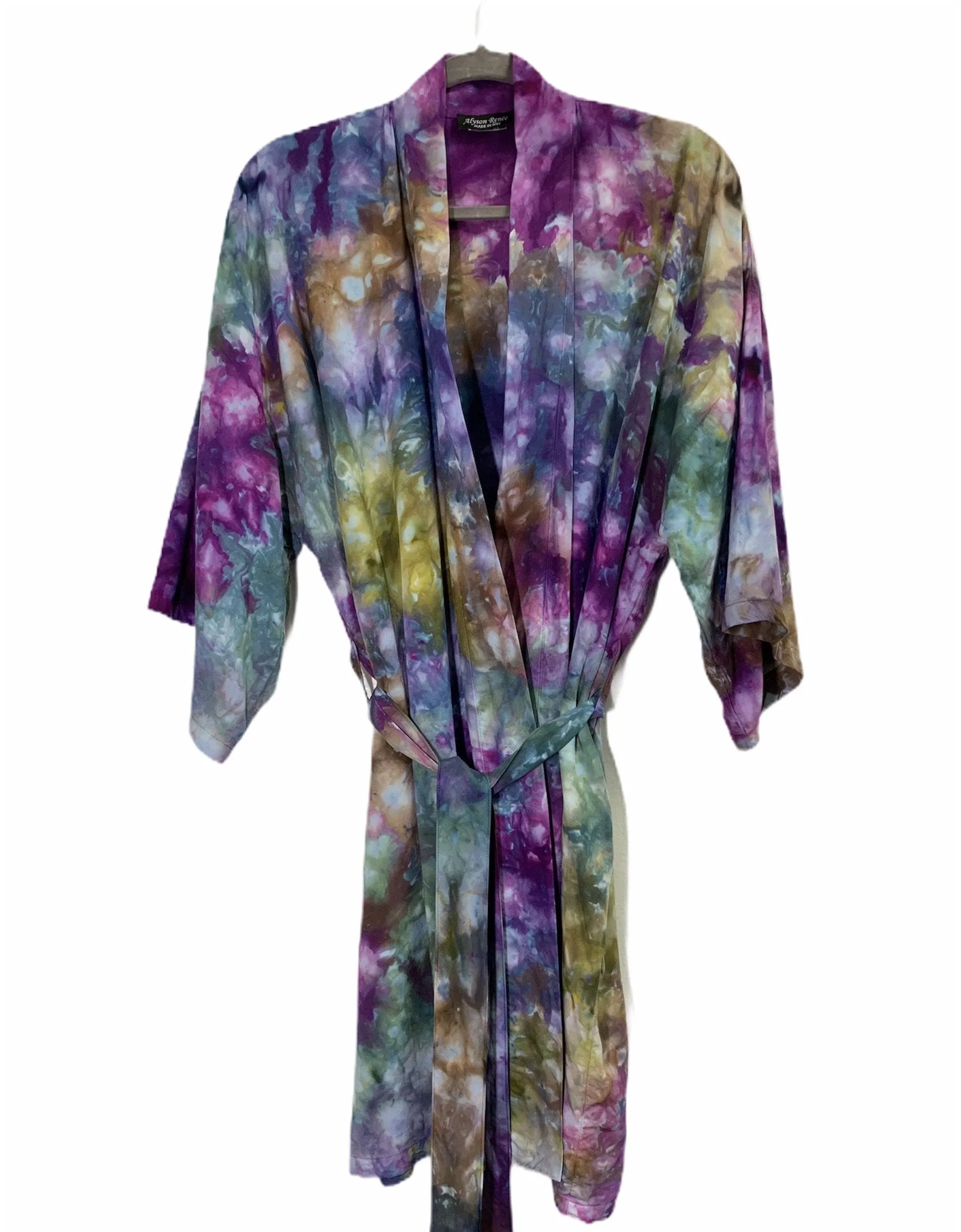 Kimono robe (storm clouds)
