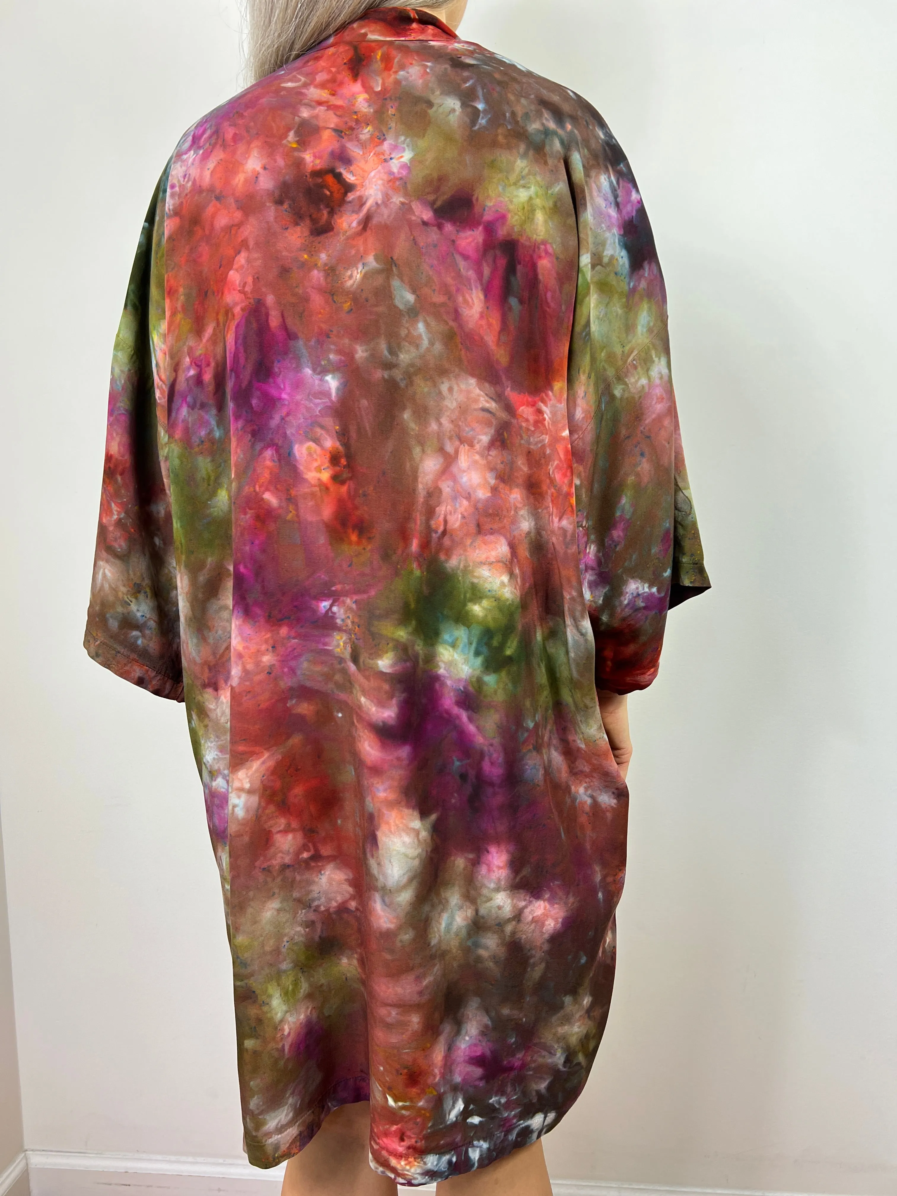 Kimono robe (storm clouds)