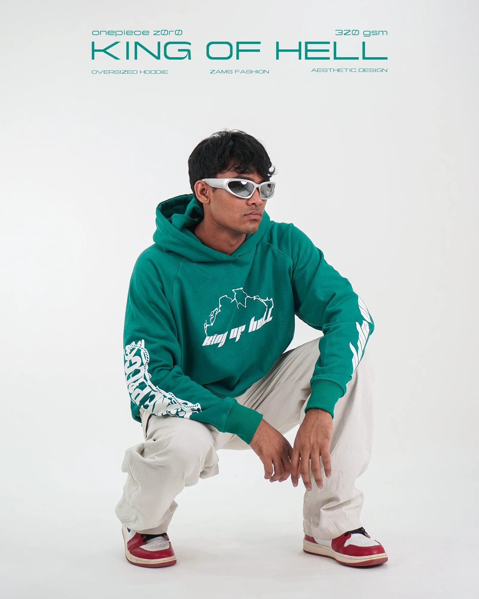 King Of Hell / Zoro / Oversized Hoodie