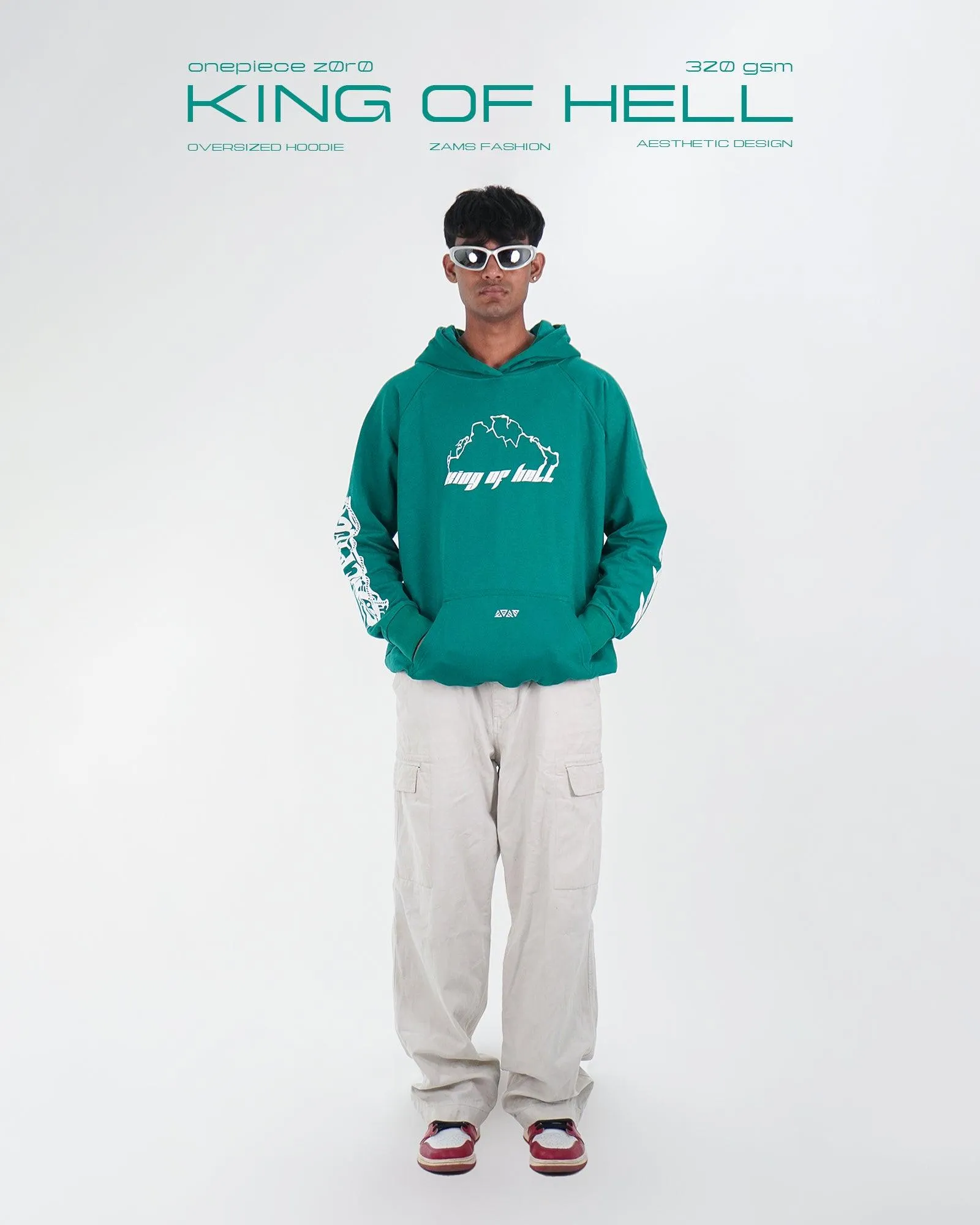 King Of Hell / Zoro / Oversized Hoodie