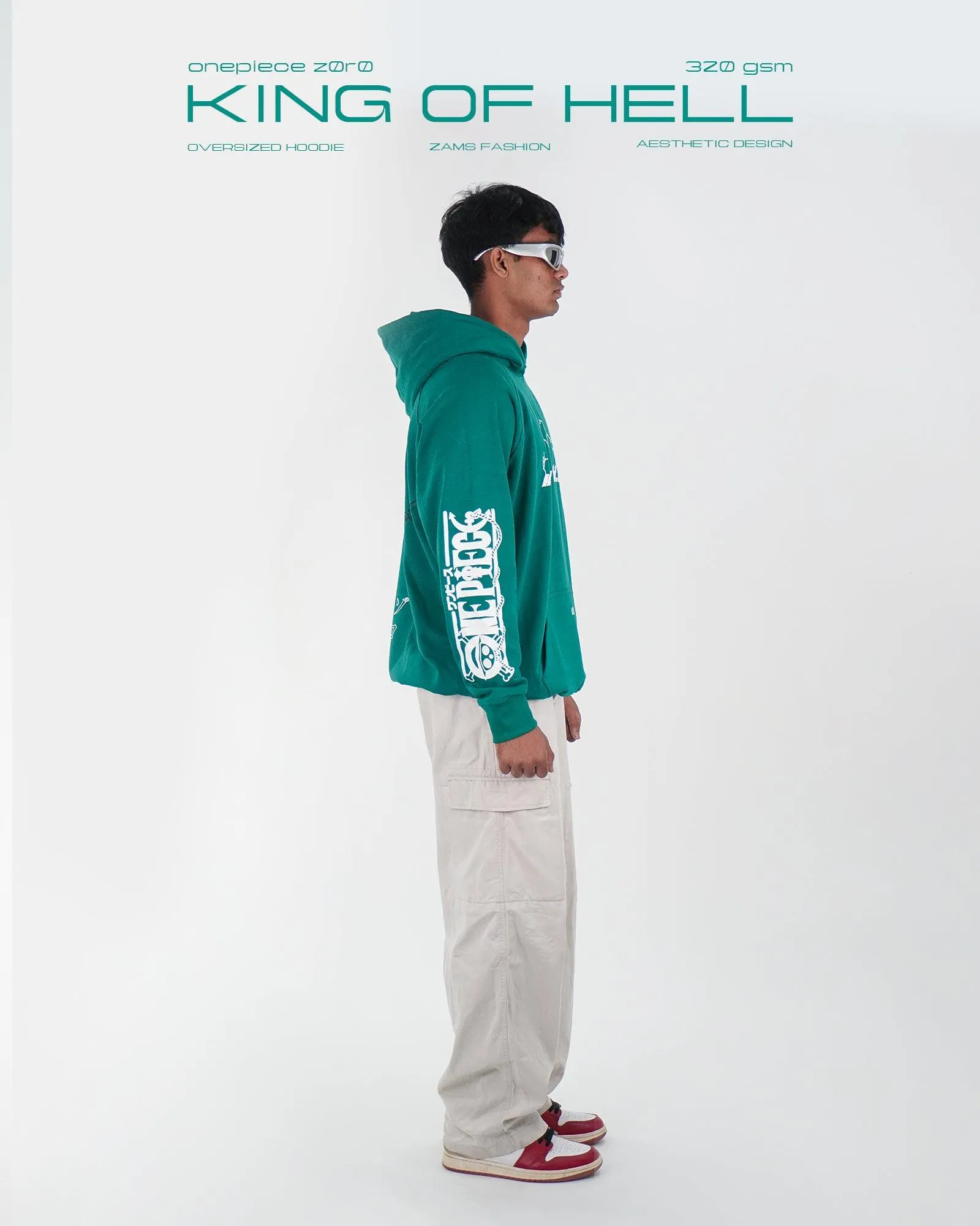 King Of Hell / Zoro / Oversized Hoodie
