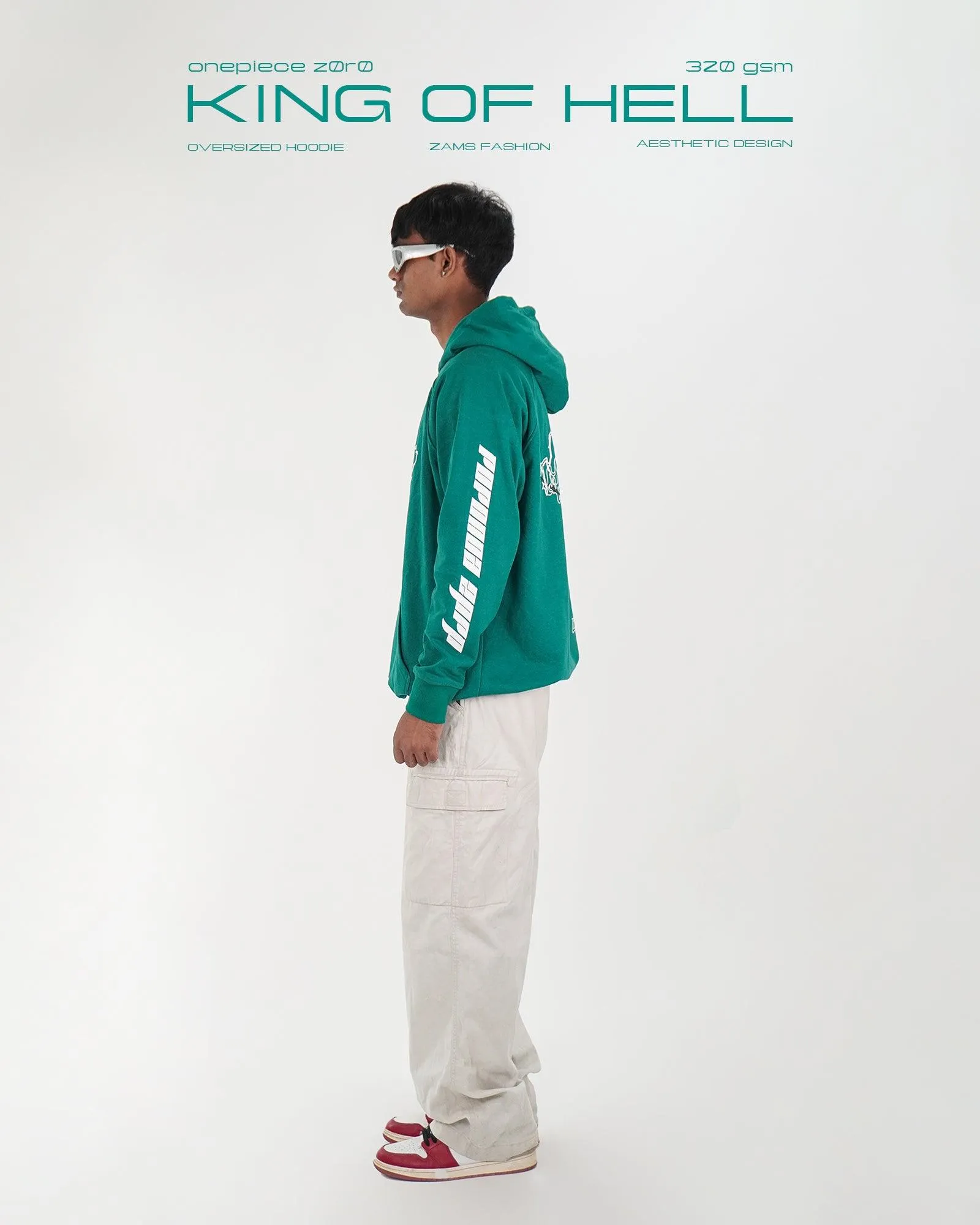 King Of Hell / Zoro / Oversized Hoodie