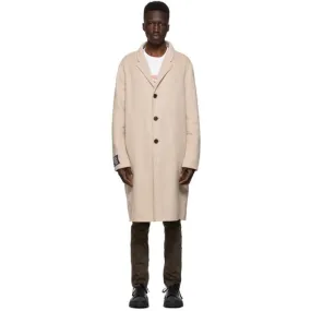 Ksubi Beige Wool Mogul Coat