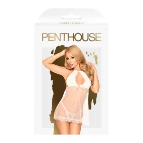 Libido Boost koszulka babydoll i stringi White L/XL