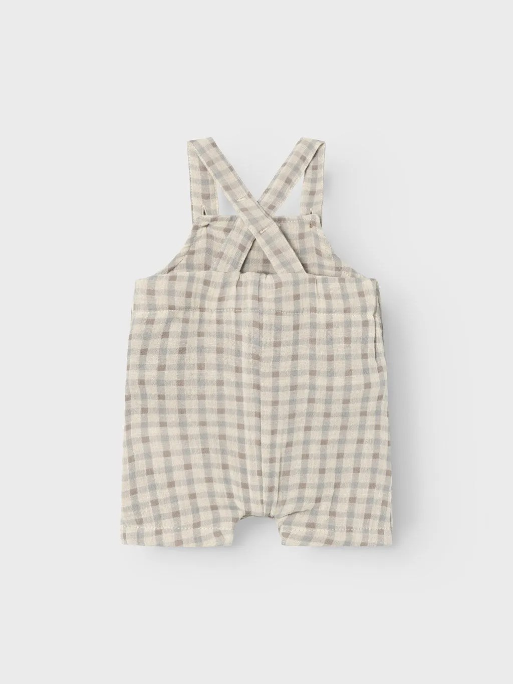 Lil' Atelier Baby JOEY SHORT LOOSE OVERALL - Bleached Sand