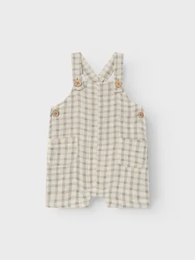 Lil' Atelier Baby JOEY SHORT LOOSE OVERALL - Bleached Sand
