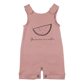 L’ovedbaby Organic Sleeveless Romper - Mauve Watermelon