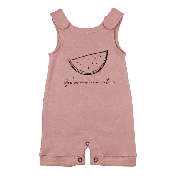 L’ovedbaby Organic Sleeveless Romper - Mauve Watermelon