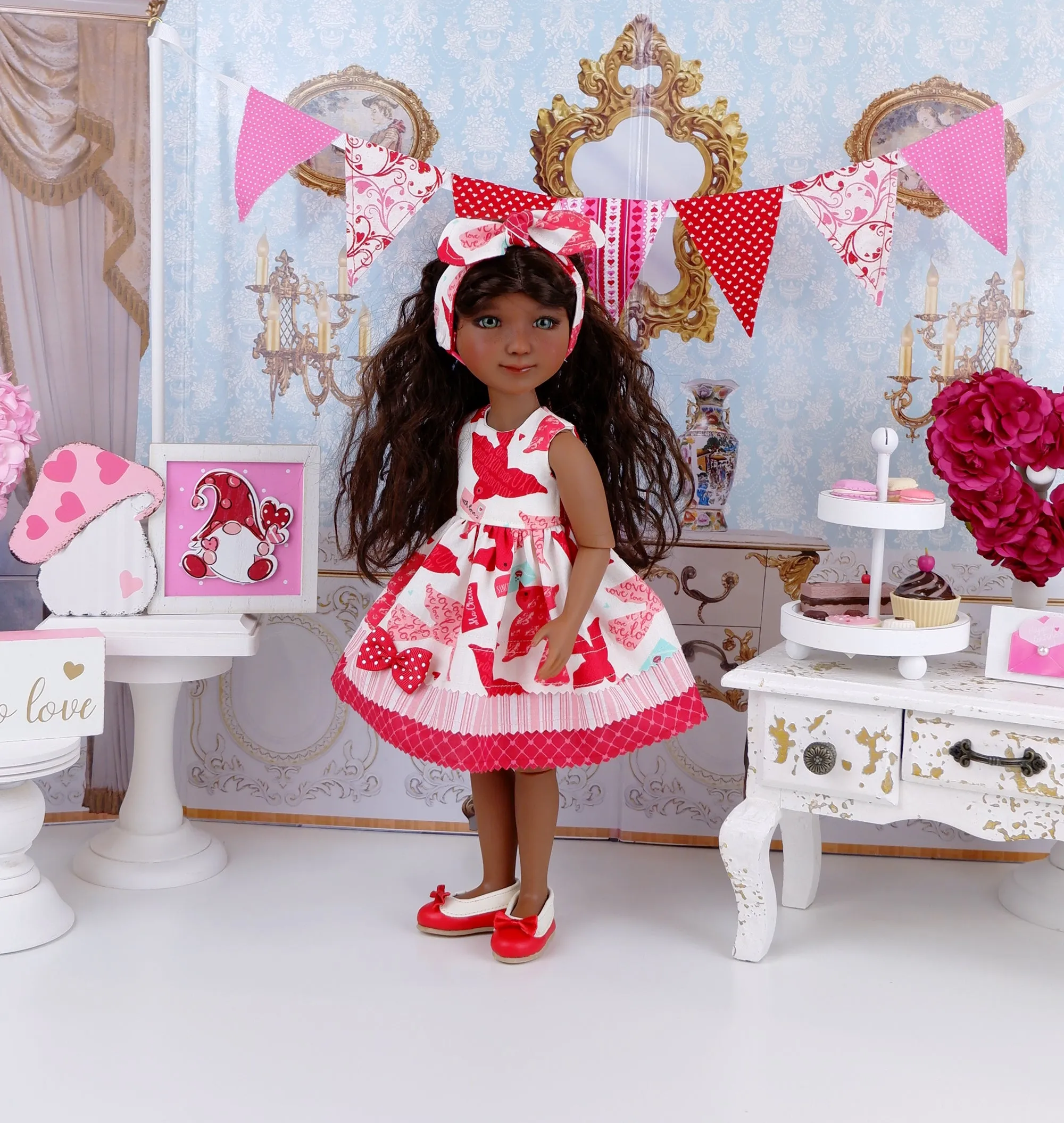 Ma Chérie - dress with shoes for Ruby Red Fashion Friends doll
