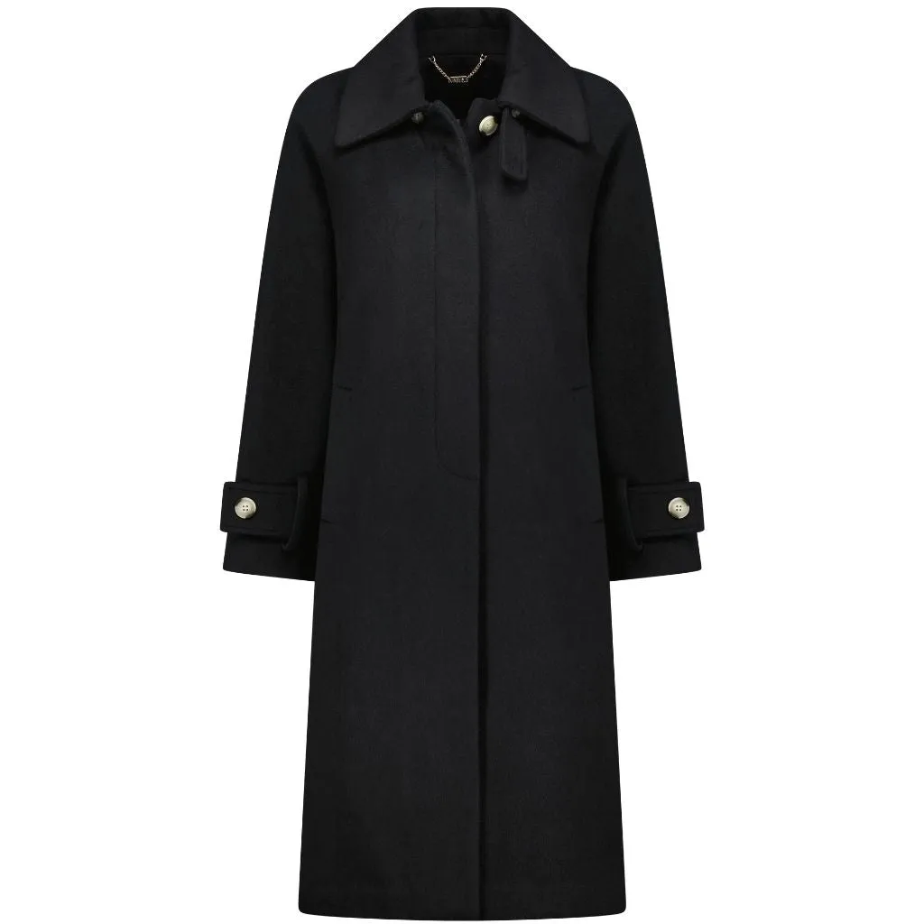 Maddie Women's Wool Coat - Black