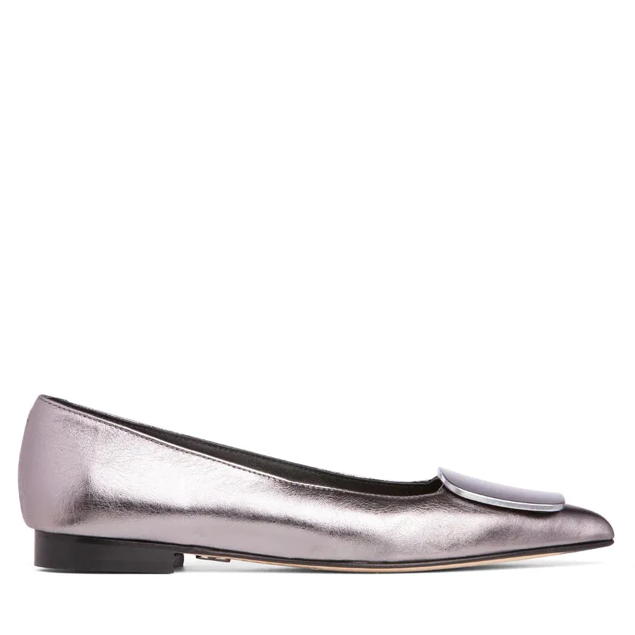 MARTINA SILVER LEATHER