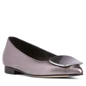 MARTINA SILVER LEATHER