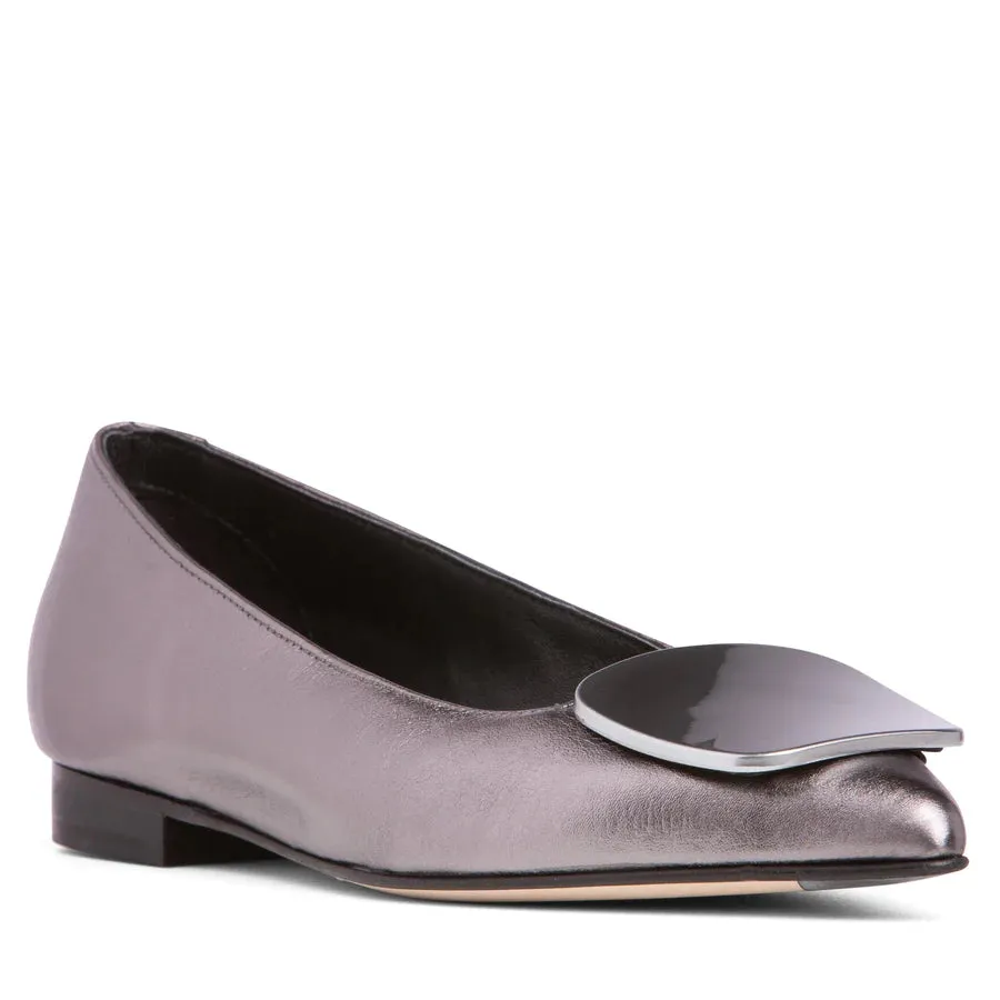 MARTINA SILVER LEATHER