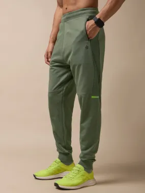 Men Olive Power Joggers