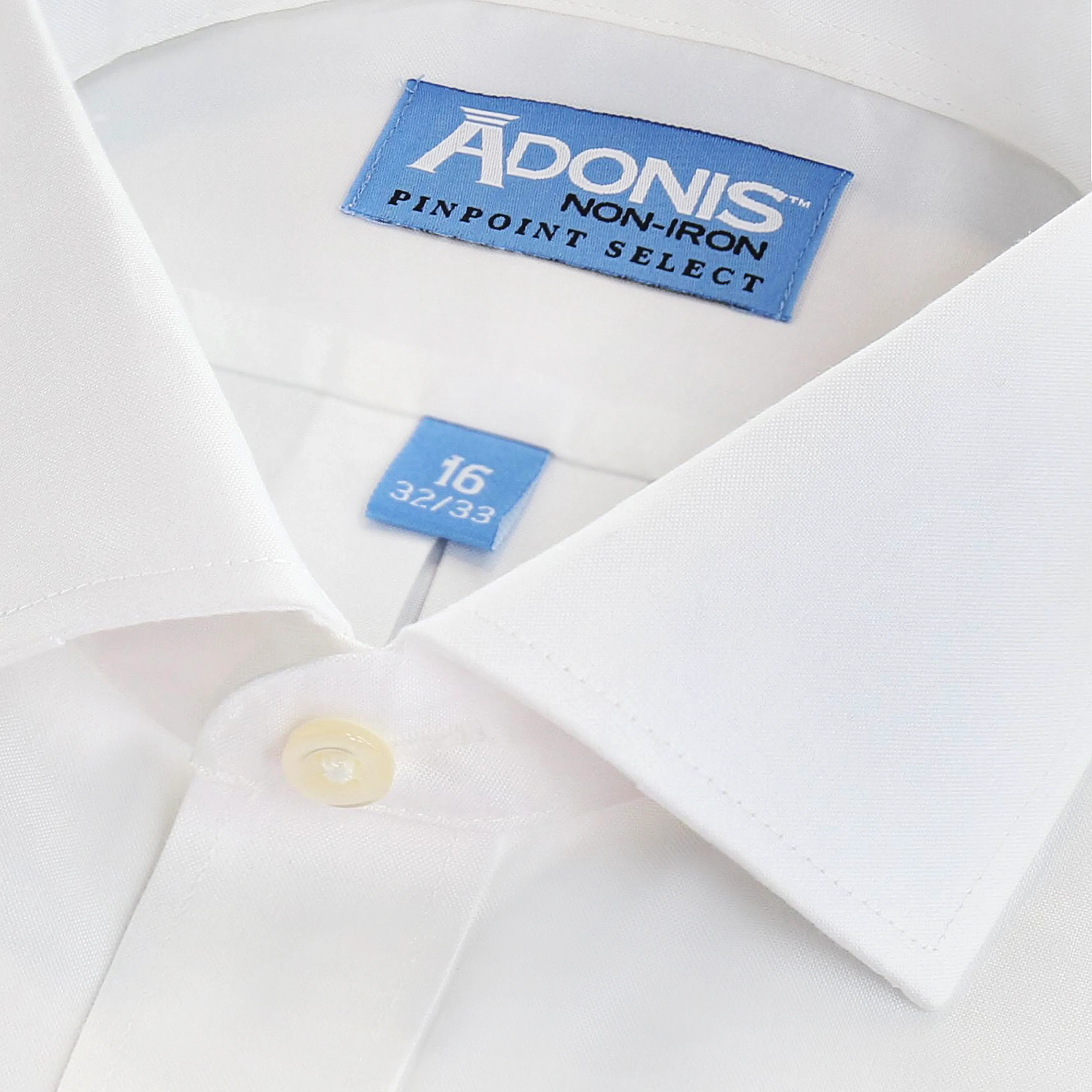 Mens Classic Fit Tall Non Iron Cotton Pinpoint Button Cuff Dress Shirt