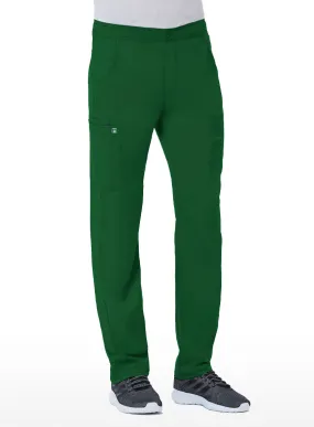 Men's Half Elastic Waistband Cargo Pant XS-3XL / Hunter Green