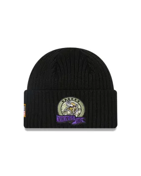 Minnesota Vikings New Era Salute To Service 2022 Sport Cuffed Knit Hat