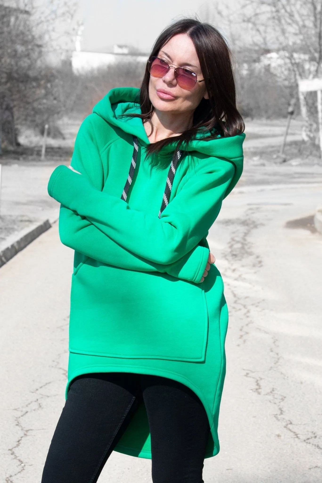 MORGAN Hooded Sports Top SALE