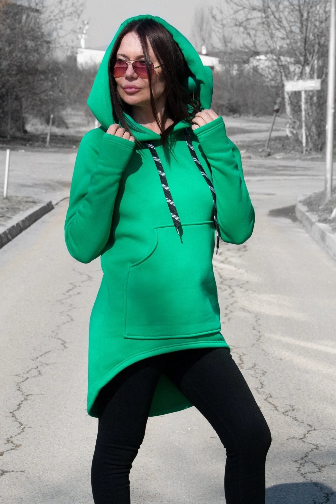 MORGAN Hooded Sports Top SALE