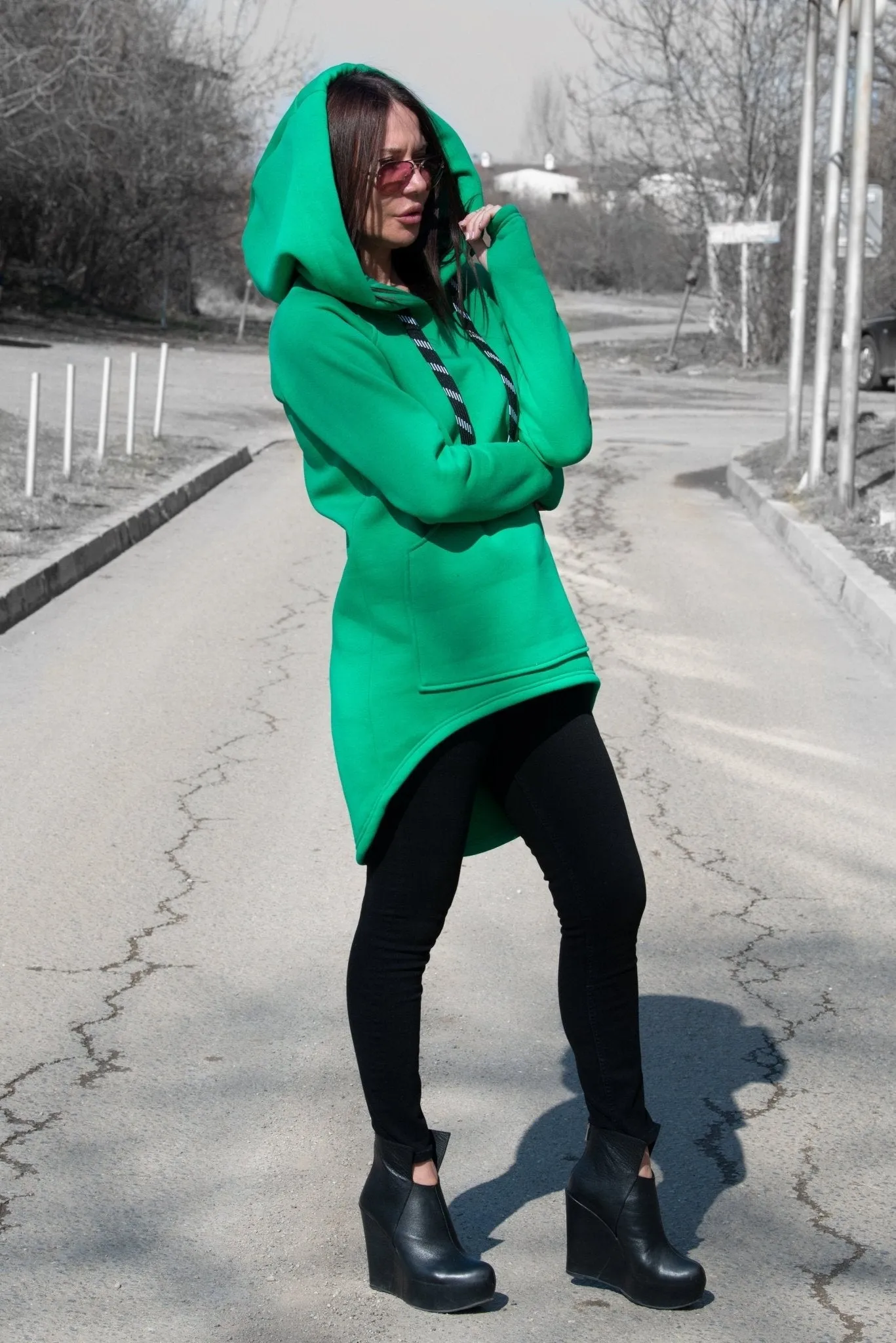 MORGAN Hooded Sports Top SALE