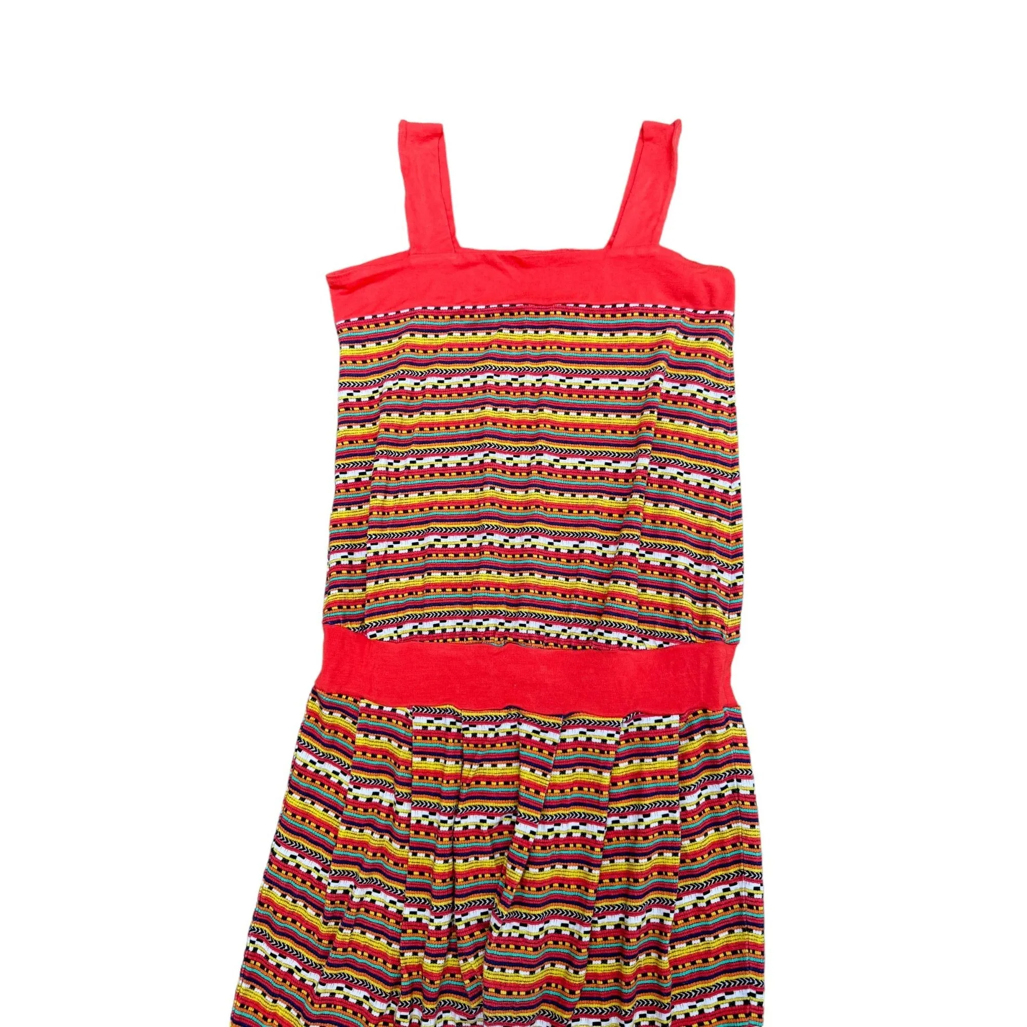 Multicolor Ethnic Overall  Size Junior