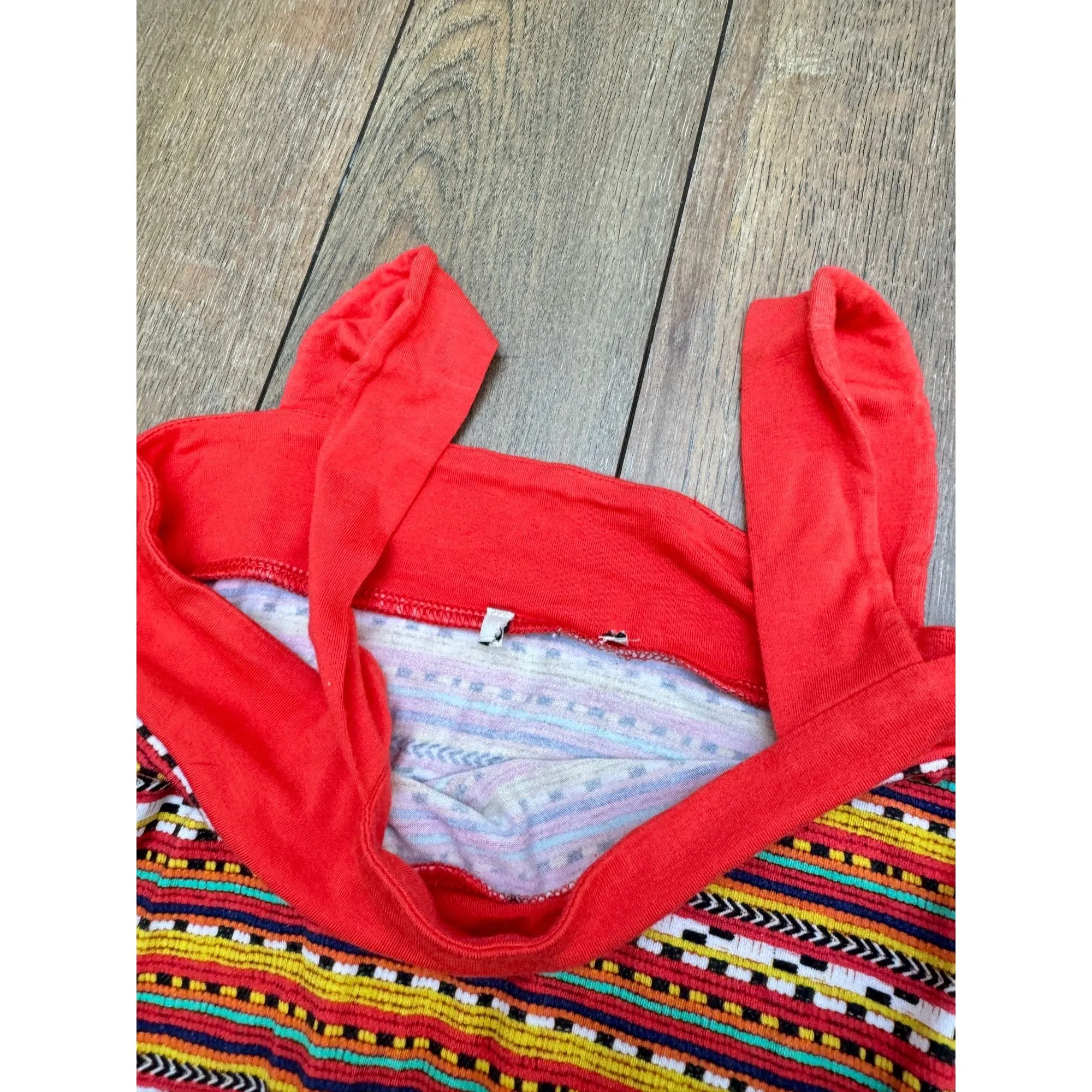 Multicolor Ethnic Overall  Size Junior