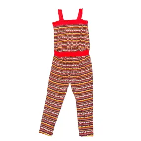 Multicolor Ethnic Overall  Size Junior