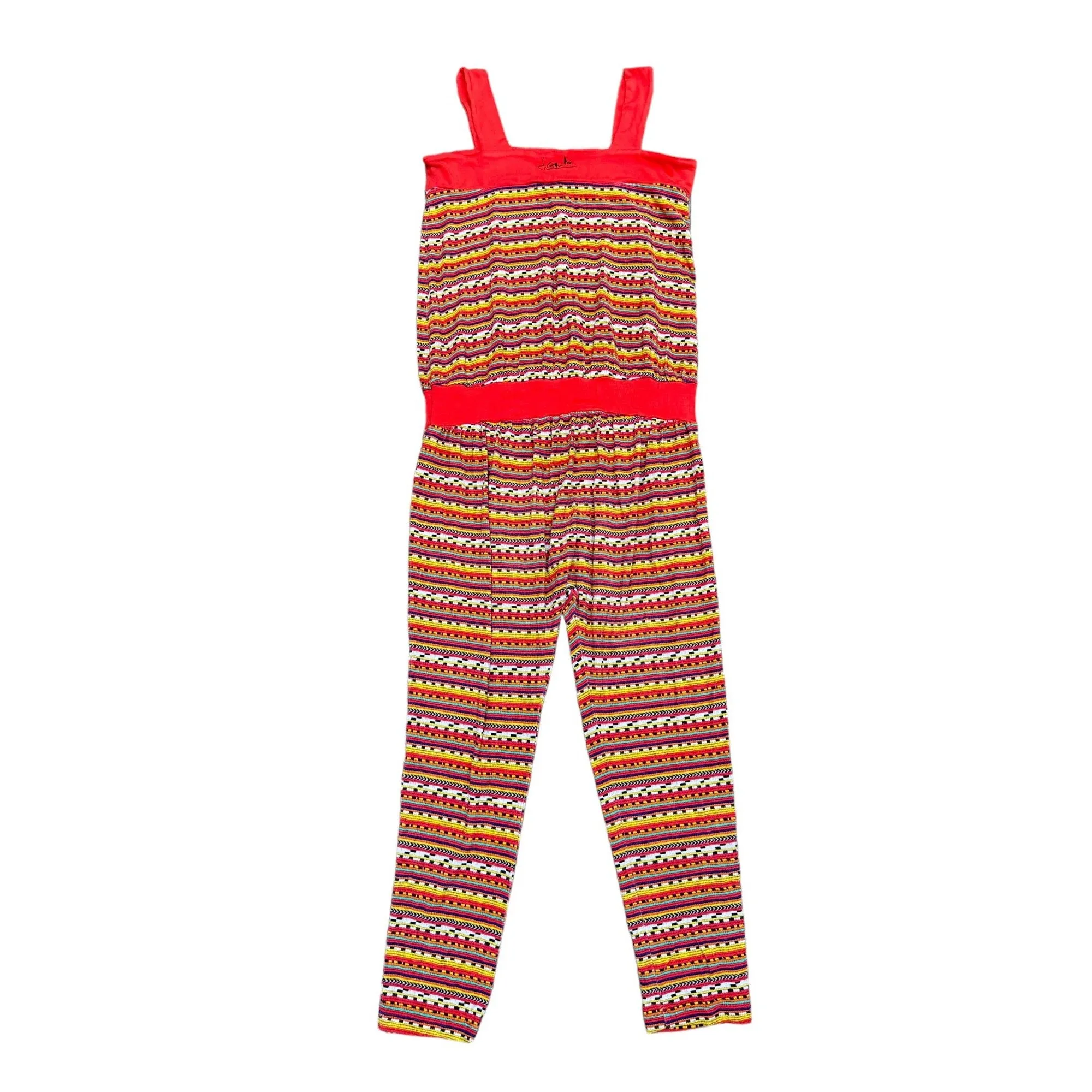 Multicolor Ethnic Overall  Size Junior