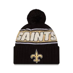 New Orleans Saints New Era 2024 Sideline Sport Cuffed Knit Hat with Toque