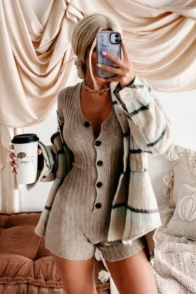 New Reputation Oversized Plaid Shacket (Natural)
