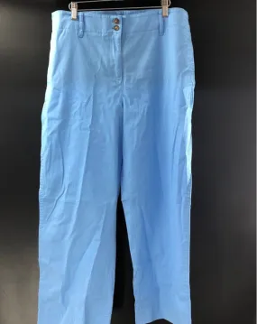 NWT Talbots Women's Blue Chino Pants - Size 16