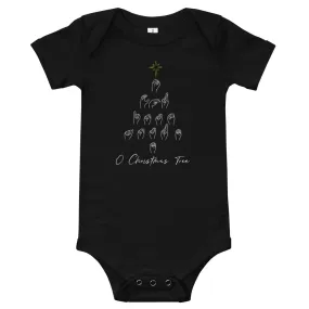 O Christmas Tree - Baby Short Sleeve One Piece