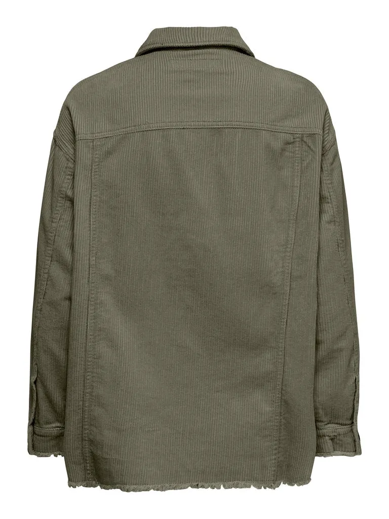 Only / Damen-Jacke / ONLBITTEN CORD SHACKET PNT NOOS