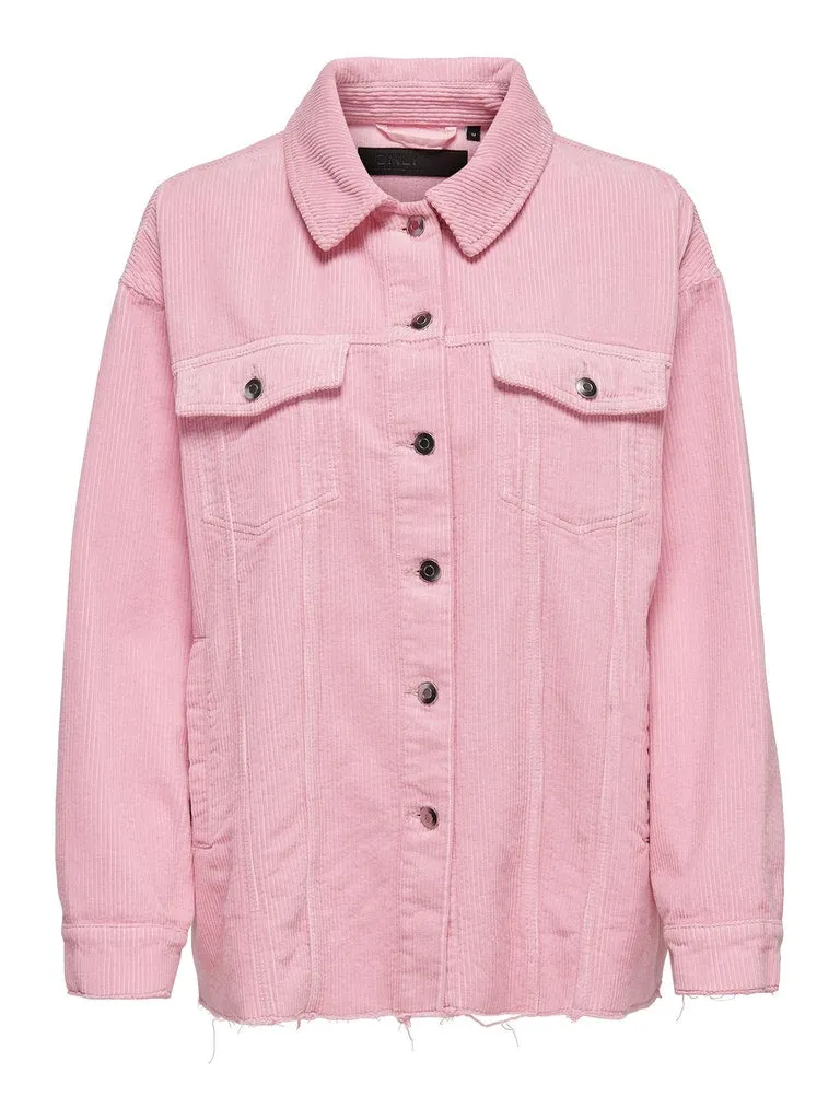Only / Damen-Jacke / ONLBITTEN CORD SHACKET PNT NOOS