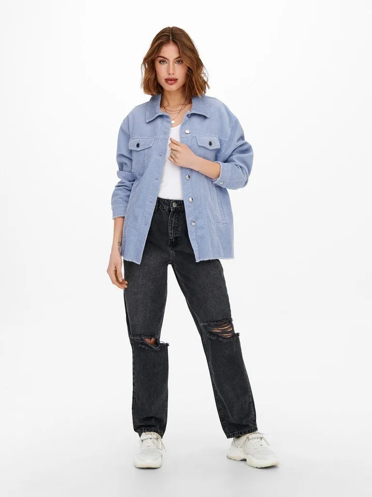 Only / Damen-Jacke / ONLBITTEN CORD SHACKET PNT NOOS