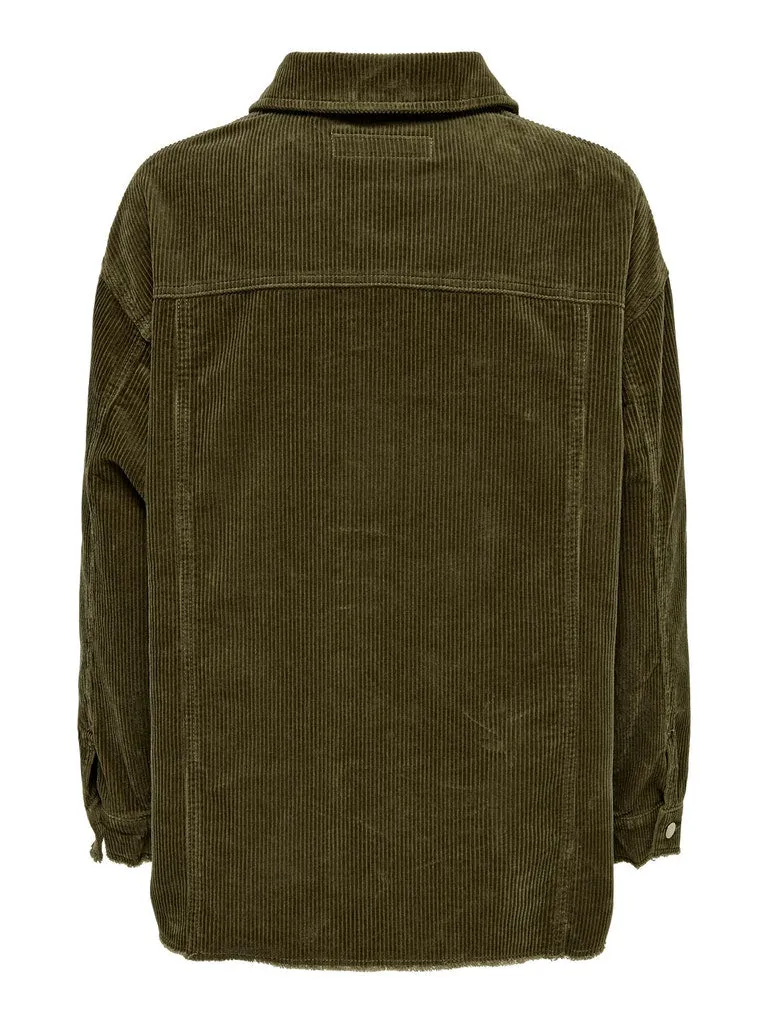 Only / Damen-Jacke / ONLBITTEN CORD SHACKET PNT NOOS