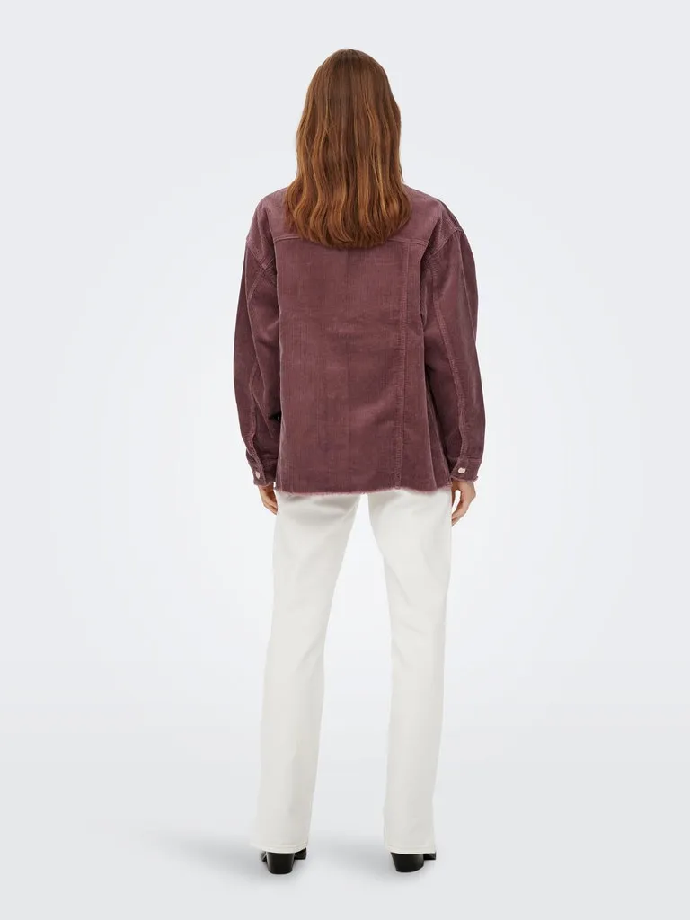 Only / Damen-Jacke / ONLBITTEN CORD SHACKET PNT NOOS