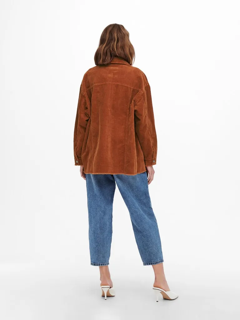 Only / Damen-Jacke / ONLBITTEN CORD SHACKET PNT NOOS