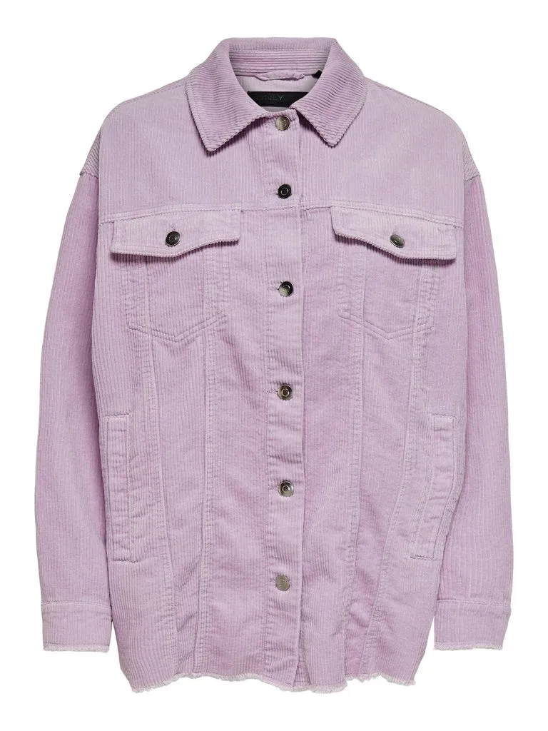 Only / Damen-Jacke / ONLBITTEN CORD SHACKET PNT NOOS