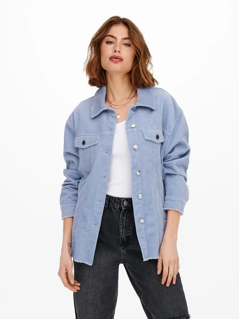 Only / Damen-Jacke / ONLBITTEN CORD SHACKET PNT NOOS
