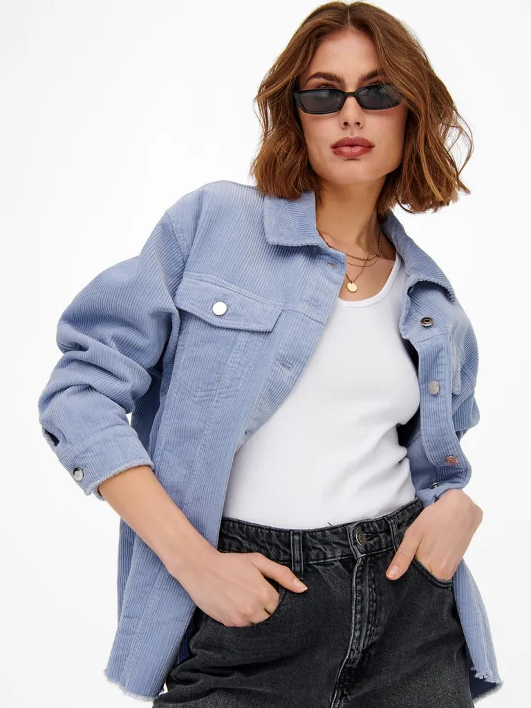 Only / Damen-Jacke / ONLBITTEN CORD SHACKET PNT NOOS