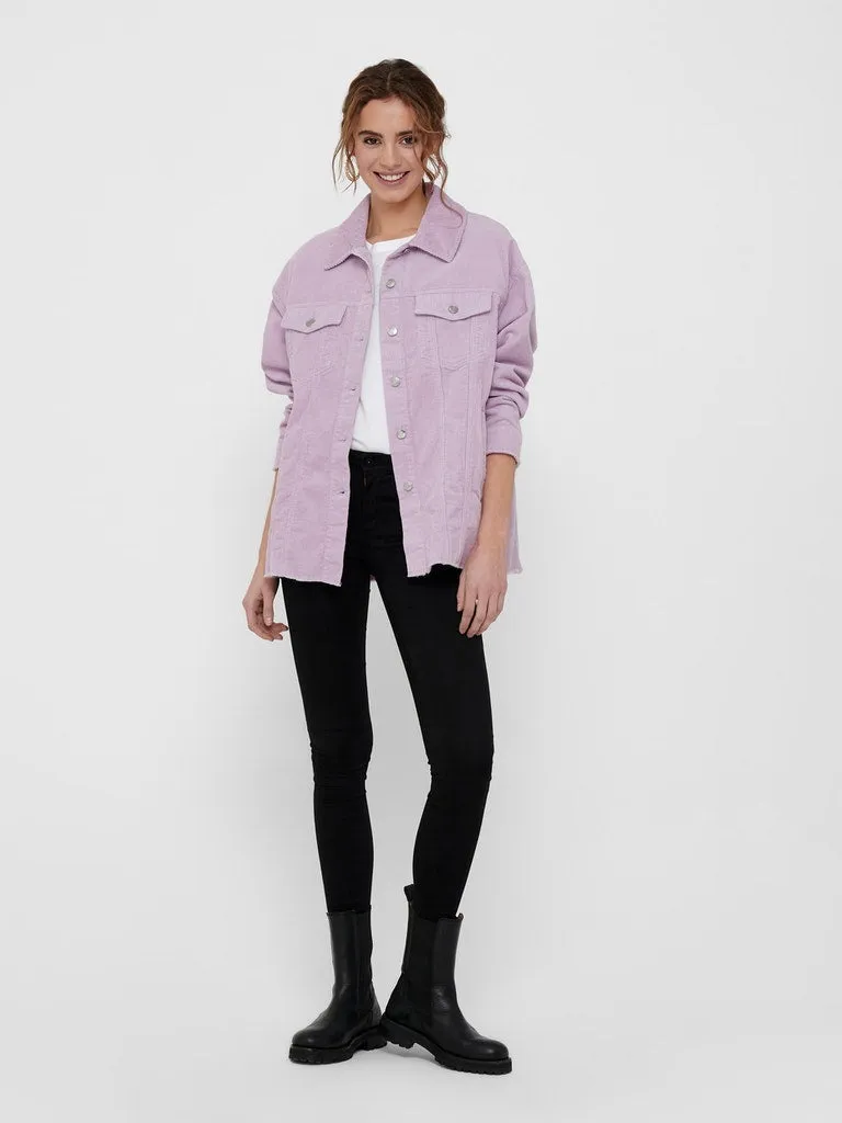 Only / Damen-Jacke / ONLBITTEN CORD SHACKET PNT NOOS