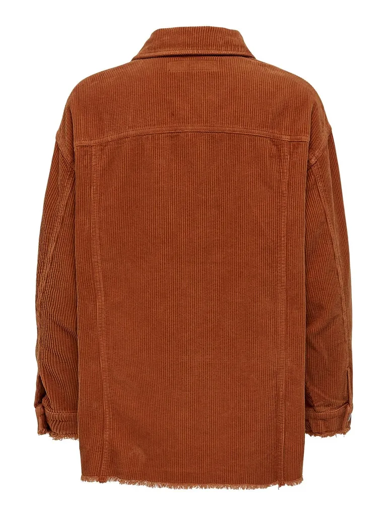 Only / Damen-Jacke / ONLBITTEN CORD SHACKET PNT NOOS