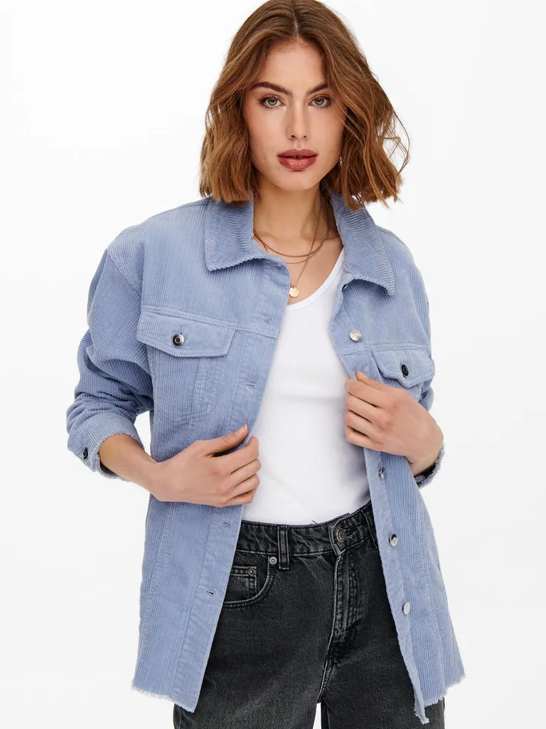Only / Damen-Jacke / ONLBITTEN CORD SHACKET PNT NOOS