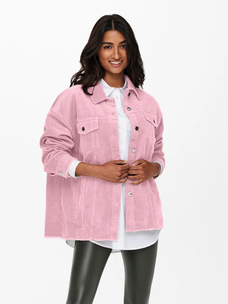 Only / Damen-Jacke / ONLBITTEN CORD SHACKET PNT NOOS