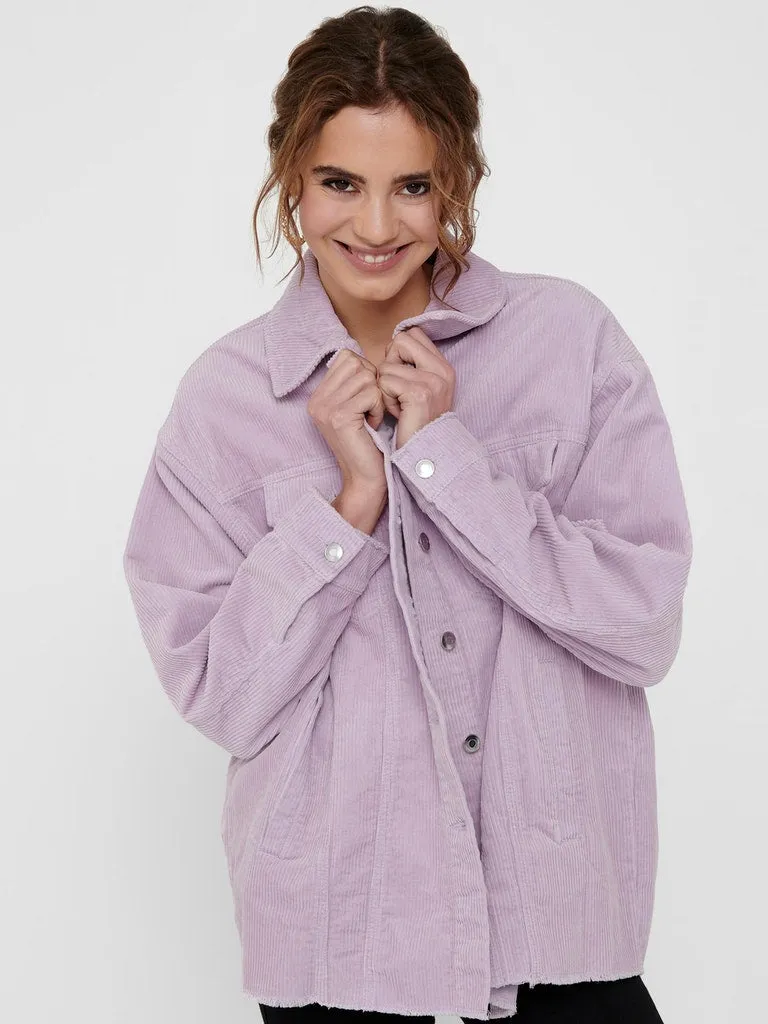 Only / Damen-Jacke / ONLBITTEN CORD SHACKET PNT NOOS