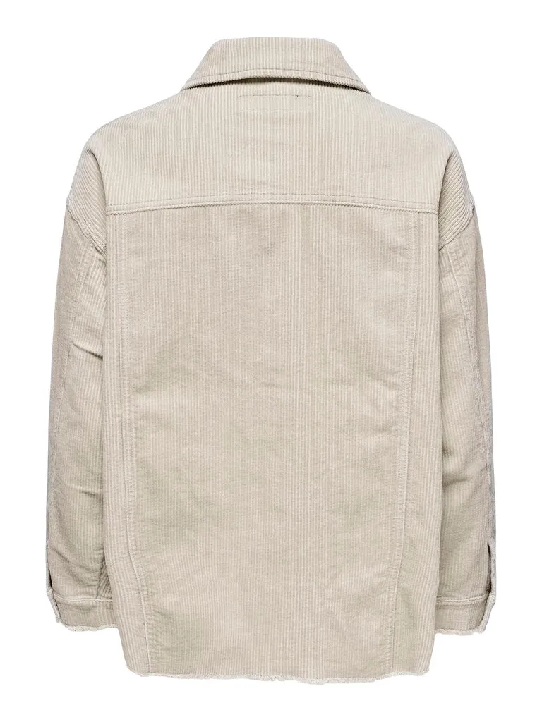 Only / Damen-Jacke / ONLBITTEN CORD SHACKET PNT NOOS