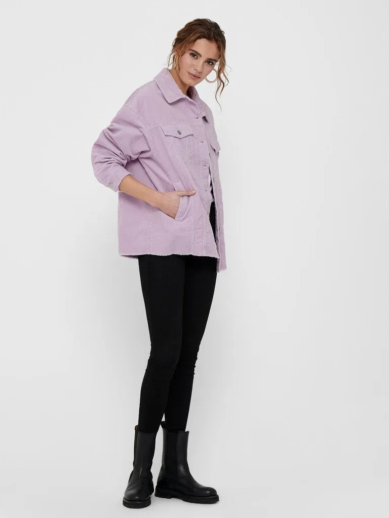 Only / Damen-Jacke / ONLBITTEN CORD SHACKET PNT NOOS
