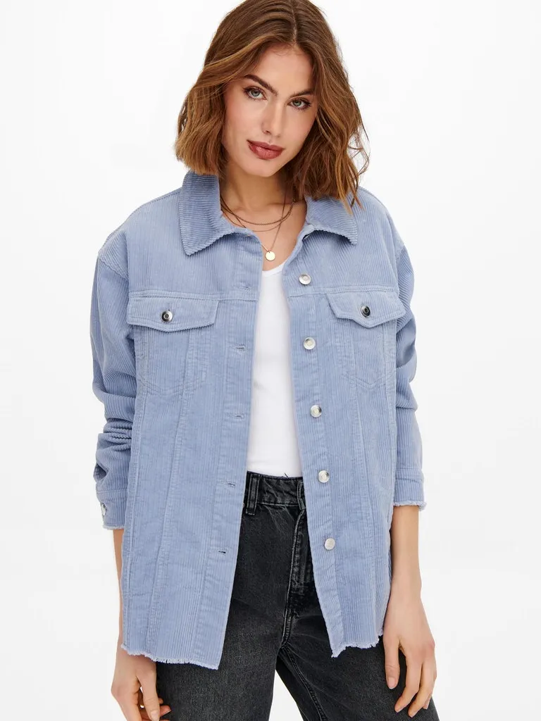 Only / Damen-Jacke / ONLBITTEN CORD SHACKET PNT NOOS