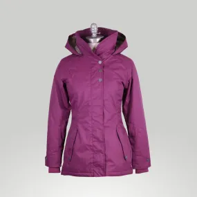 Orb Spirit Long Tailored Shawl Collar Jacket Ruby Wine Dobby